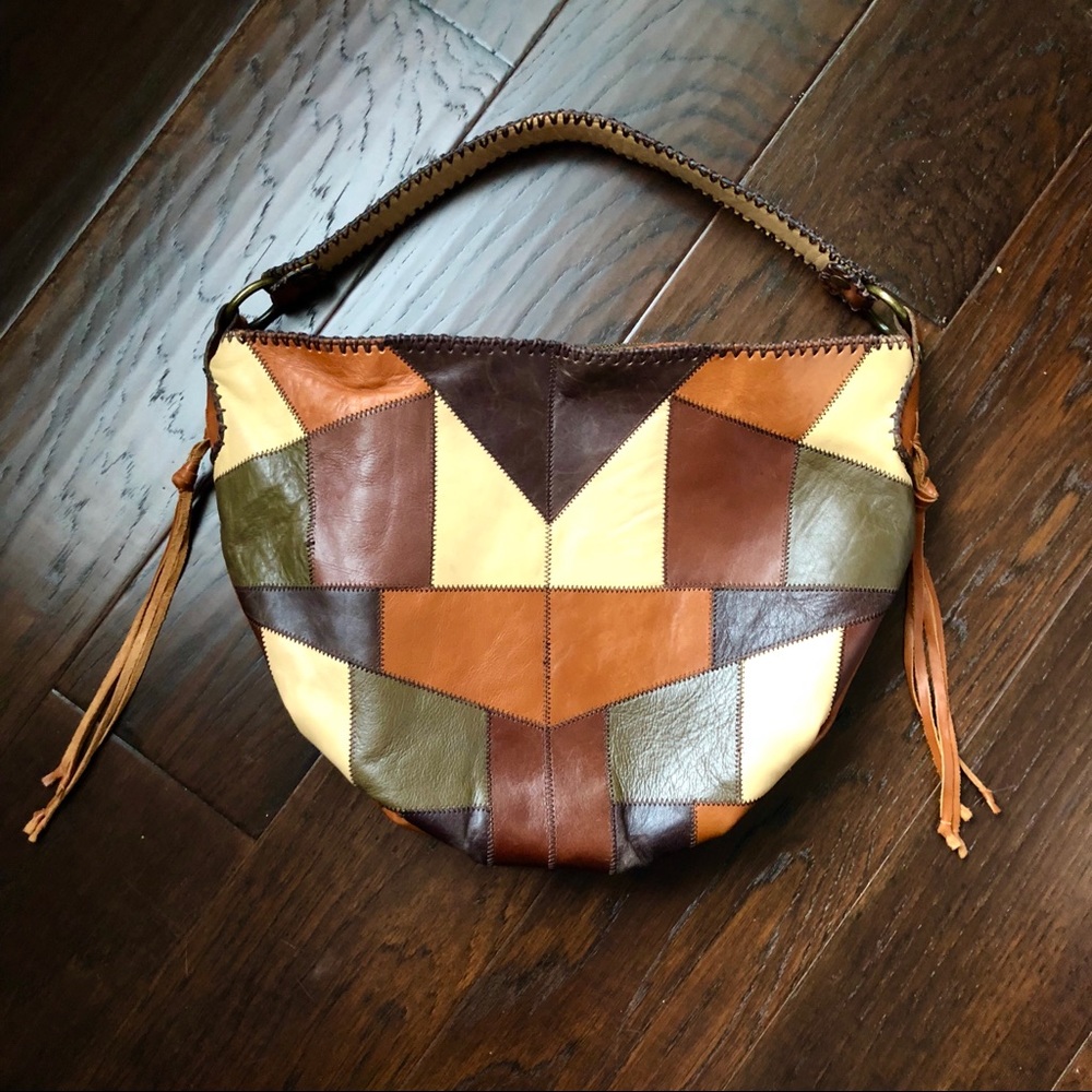 ♥️SOLD♥️ Patricia Nash Vincenzo Patchwork Hobo Bag
